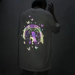 Vinilo reflectante personalizado para ropa de tela, Logo de transferencia de calor