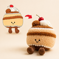 personnalisé mini sac à dos en peluche pour l'école mignon enfants PP coton remplissage maille doublure soulagement du Stress