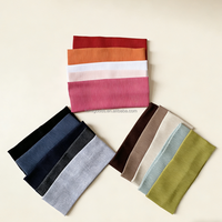 Bandeau de sport LUMI tendance en tricot élastique, large et antidérapant, pour le yoga, le fitness et les activités de plein air, multicolore et extensible