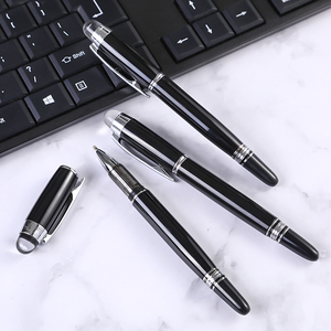 Penjualan laris pabrik pena rol logam mewah Logo kustom pena rol tugas berat iklan - Product Image 2