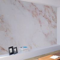 Plaque de marbre imperméable 3 mm en PVC, panneau UV pour la décoration murale