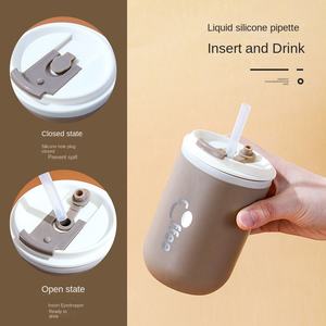 Gobelet portable en acier inoxydable isolé à double couche Design moderne avec explosion simple pour tasse à <span class=keywords><strong>café</strong></span> de voiture de voyage - Product Image 3