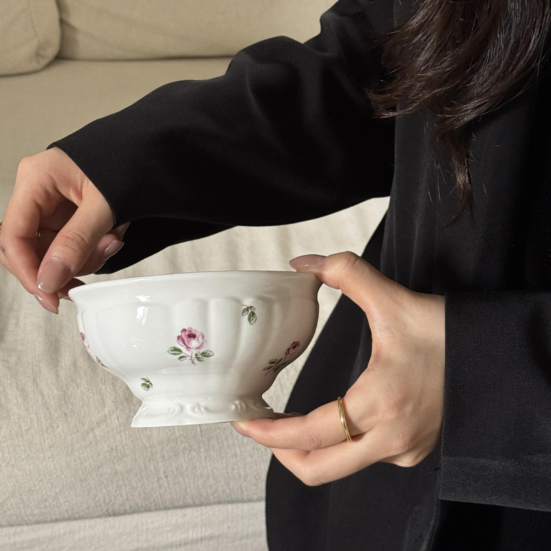 Rose language: Tall bowl 13*7