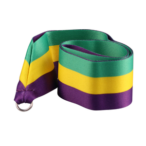 Lanière personnalisée en nylon et polyester avec crochet, porte-carte et médaille sublimés, sans minimum de commande, sangle de cou porte-clés imprimée sur mesure - Product Image 3
