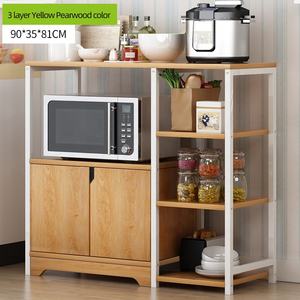Étagère de rangement de cuisine, cadre en métal, organisateur, étagère pour épices, casseroles, support pour micro-ondes, armoire de rangement, étagère de <span class=keywords><strong>boulanger</strong></span> - Product Image 2