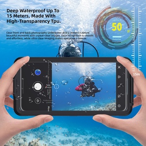Nouvelle coque de téléphone portable étanche G80Pro avec cordon, idéale pour la natation en extérieur, compatible avec les téléphones iPhone, Samsung, Google, Xiaomi, <span class=keywords><strong>Huawei</strong></span> - Product Image 3