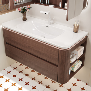 Meuble-lavabo mural <span class=keywords><strong>antique</strong></span> avec lavabo et miroir Meuble-lavabo italien intelligent <span class=keywords><strong>Armoire</strong></span> à <span class=keywords><strong>pharmacie</strong></span> pour salle de bain - Product Image 4