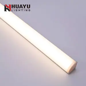 16*16mm Aluminium profile ecke winkel 45 grad LED Aluminium Profil bar licht für LED Streifen lichter
