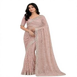 Ladies Clothing_ 2026 100% Customized High Quality Beautiful <b>Saree</b> Available Different Colors and with Customized logo & labels - Product Image 6