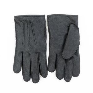 Guantes de cuero negros de invierno de corte bajo, personalizados, al por mayor, para mujer, de Pakistán - Product Image 4