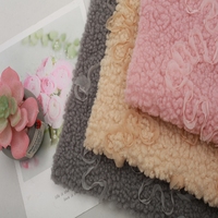 Tissu polaire granulé tricoté 100 % polyester respirant de poids moyen, haute qualité, vente en gros, pour vêtements, oreillers, filles et garçons