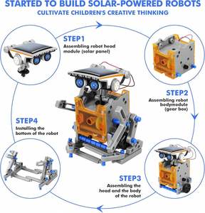 STEM 13-in-1 Education <b>Solar</b> <b>Power</b> Robots Toys DIY Educational Toy Science Robotics Set Birthday Gifts for Kids - Product Image 4