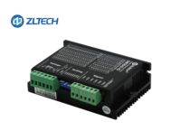 ZLTECH Stepper Driver Motor, 2 fase Nema17/23/34 DM5042 24-50V DC 1-4.2A, kirim Pulse saja Analog IO kontrol kecepatan