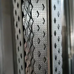 Galvanizli çelik profilleri düz t ızgara tavan sistemi alçıpan aksesuarları kürk toplama kanalı Metal duvar açısı