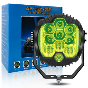 Offre Spéciale 5 pouces trois côtés éclairage blanc jaune lentille led worklight avec <span class=keywords><strong>clignotant</strong></span> led camion led travail light avec côté tireurs - Product Image 6