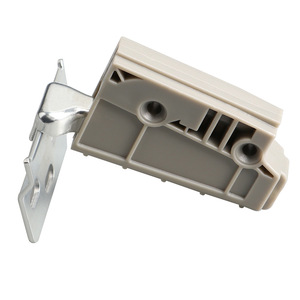 Supports de suspension pour armoire en plastique ABS, fixation murale dissimulée avec couvercle pour accessoires de quincaillerie d'armoire - Product Image 1