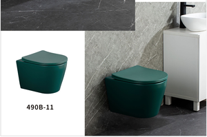 Système de toilette mural Cuvette de toilette suspendue Chasse d'eau Salle de bain <span class=keywords><strong>Wc</strong></span> Toilette suspendue au mur - Product Image 6