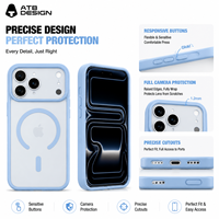Coque de téléphone portable magnétique personnalisée ATB, finition mate douce au toucher, protection intégrale de l'objectif, antichoc, pour iPhone 16 17 18 Pro Max