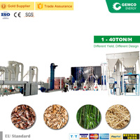 Ensemble complet de petit moulin à granulés de scie à bois de biomasse pour la fabrication de tiges de coton, de Bagasse, d'écorce de riz, de granulés de paille dans le processus de Production