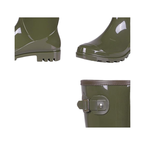 <span class=keywords><strong>Bottes</strong></span> de pluie en PVC pour dames <span class=keywords><strong>Bottes</strong></span> d'extérieur légères au genou Chaussures de pluie imperméables à la mode - Product Image 5