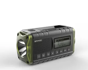 Radio Am Fm gelombang pendek, penerima Dab portabel portabel dapat diisi ulang, Radio fm Dab untuk berkemah luar ruangan