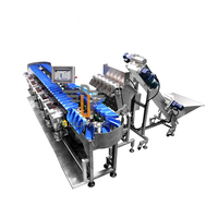 Automatische groente-tomaat-sorteringsmachine, maïs- en fruitcirkelvormige multi-gewicht sorteermachine, roestvrij staal 304, eenvoudige bediening
