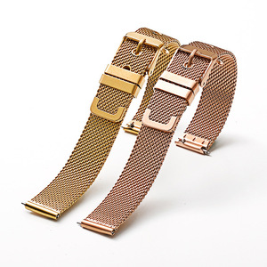 Cinturino in maglia milanese di super qualità in acciaio inossidabile con fibbia ad ardiglione per orologi <span class=keywords><strong>DW</strong></span> da uomo e da <span class=keywords><strong>donna</strong></span>, 10-22mm - Product Image 5