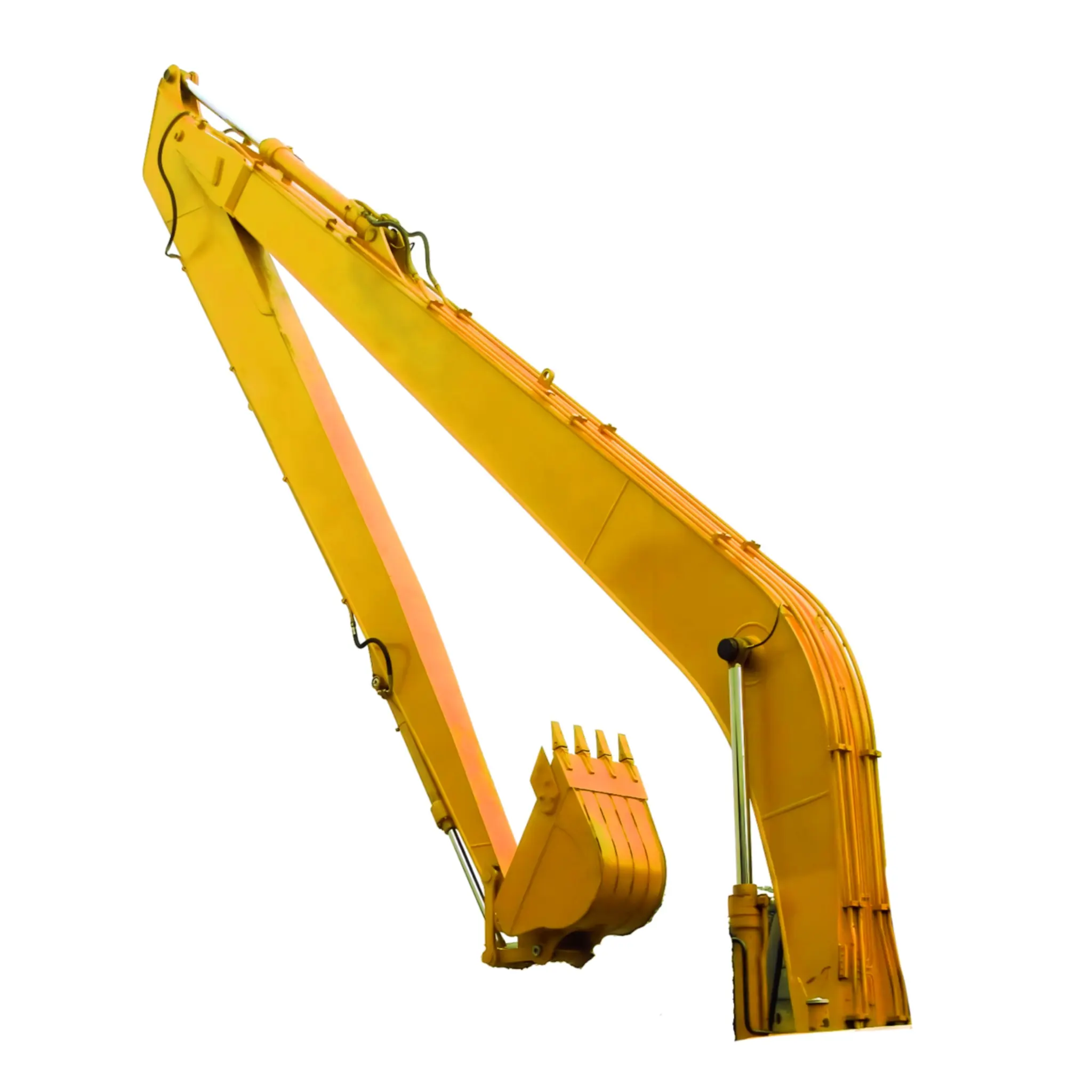 Buen precio Excavadora Pluma telescópica Pluma de largo alcance para la venta Pluma de demolición de alto alcance para excavadora Hitachi