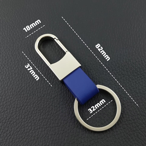 Portachiavi Auto per Uomo con Incisione Laser Personalizzata, Logo DIY, Contenuto Personalizzabile, Portachiavi in Metallo e Pelle PU, Regalo Promozionale - Product Image 4