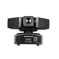 Projecteur à tête mobile 120W RGBW avec effets laser et contrôle DMX512 pour DJ, concerts, fêtes, mariages et boîtes de nuit