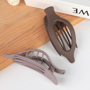 Mới Đến Mạnh Mẽ Giữ Không Trượt Matte Lớn Alligator Clip Vịt Barrettes Tóc Phẳng Claw Clip Cho Phụ Nữ Cô Gái - Product Image 5