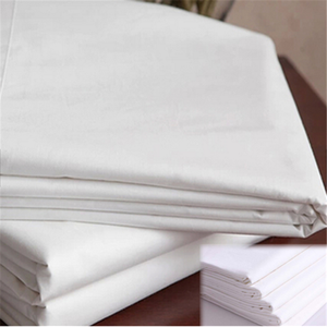 100% cotone 250TC 40x40s <span class=keywords><strong>raso</strong></span> <span class=keywords><strong>bianco</strong></span> e 1cm 3cm striscia hotel casa biancheria da letto tessuto lenzuolo piatto tessuto - Product Image 3