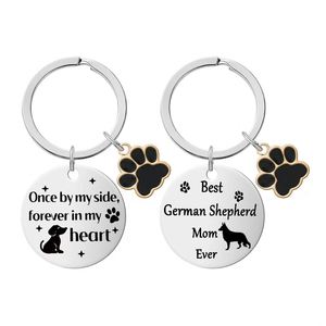 Nouveau porte-clés décapsuleur en acier inoxydable écologique pour chien berger allemand et teckel, cadeau pour les amoureux des animaux - Product Image 1