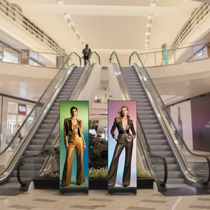 Raybo trong nhà có thể gập lại di động nhôm đúc dẫn Màn hình Poster là rất thích hợp cho triển lãm và hướng dẫn kỹ thuật số Bảo tàng - Product Image 3