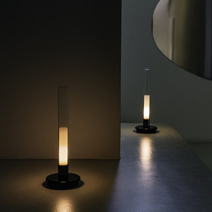 Lámpara de Escritorio Minimalista Portátil Recargable de Estilo Nórdico Moderno para Restaurante, Bar, Mostrador, Hotel, B&B, Camping al Aire Libre, Luz de Vela - Product Image 2