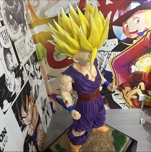 Estatua de <span class=keywords><strong>Gohan</strong></span> Super Saiyan de Dragon Ball Z a Escala 1:1 con Daños de Batalla, Figura de Anime Coleccionable de <span class=keywords><strong>Resina</strong></span> y Fibra de Vidrio para Decoración - Product Image 5
