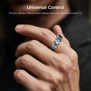 แหวนเหล็กอัจฉริยะสำหรับควบคุมโทรศัพท์ คอมพิวเตอร์ แว่นตา VR/AR เมาส์ พร้อมระบบชาร์จไร้สาย ควบคุมด้วยท่าทาง ขายส่งจากโรงงาน - Product Image 5