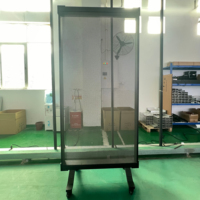 Meilleure vente d'écran de film holographique invisible à affichage LED transparent ultra-mince pour la signalisation de terminal d'aéroport d'exposition de musée