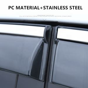 Автомобильные ветрозащитные дефлекторы для Hyundai <span class=keywords><strong>Palisade</strong></span> 2018-2022, защита от дождя, боковых окон и дверей, аксессуары, козырек от солнца - Product Image 6