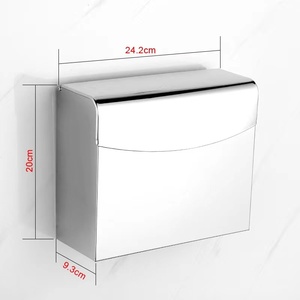 AKPN卸売吊り下げ式バスツール ステンレス製バスルームアクセサリー 5点トイレセット（バスルームトイレ用） - Product Image 6