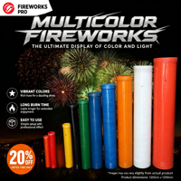 Tubes de mortier en fibre de verre pour feux d'artifice de spectacle, 2, 2.5, 3, 4, 5, 6, 8, 10, 12 pouces, pour feux d'artifice de mariage et du Nouvel An