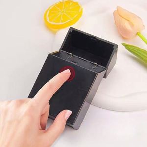 Étui à cigarettes automatique en plastique écologique pour hommes, boîte à cigarettes portable étanche à coque rigide, résistant à l'écrasement, cadeau - Product Image 2