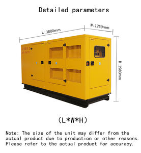 Générateurs diesel industriels 150 kW 200 kW 187 kVA 250 kVA Générateur diesel silencieux triphasé 50 Hz 60 Hz pour usage <span class=keywords><strong>commercial</strong></span> - Product Image 6