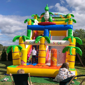 Inflables Directos de Fábrica, Tobogán Inflable de Dinosaurio, <span class=keywords><strong>Castillo</strong></span> con Tobogán Inflable para Niños - Product Image 1