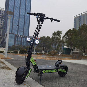 Scooter Eléctrico Plegable con Motor Dual sin Escobillas R6 60V, Batería de Litio de 30-40Ah, Alcance de 60-120km, Neumáticos Gruesos de 11 Pulgadas y Acelerador - Product Image 1