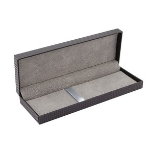 Estuche para bolígrafos negro con bolígrafo metálico rojo, set de regalo con empaque premium para uso de oficina - Product Image 2