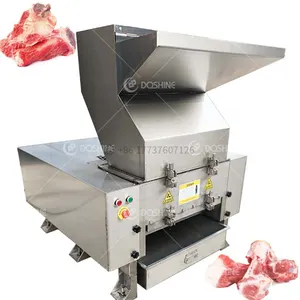 Máquina trituradora de huesos de cerdo profesional, máquina trituradora de huesos de animales, máquina cortadora de carne congelada