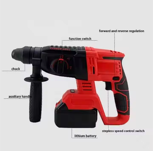 Perceuse à percussion sans fil au lithium-ion 21V sans balais 3 en 1 Outil rotatif de démolition industriel/DIY avec un couple maximal de 1500N.m - Product Image 3