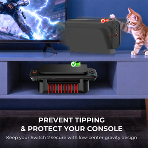 Giao diện điều khiển cơ sở ngang đứng cho <span class=keywords><strong>Nintendo</strong></span> <span class=keywords><strong>Switch</strong></span> 2/<span class=keywords><strong>Switch</strong></span>/OLED Trò chơi thẻ lưu trữ giá - Product Image 3