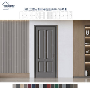 Puertas Interiores de Madera Turcas de Lujo para Dormitorio, con Marco, Estilo Contemporáneo, Colores de Pintura para Puertas de Madera - Product Image 5